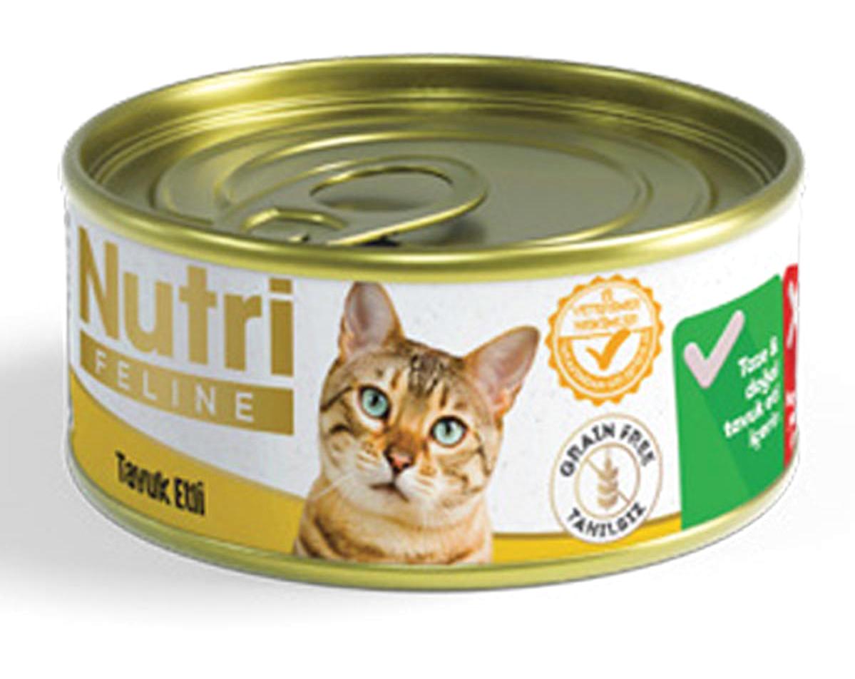 Nutri Feline Yetişkin Tavuklu Yaş Kedi Maması 24x85 gr