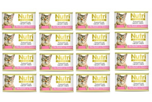 Nutri Feline Yetişkin Somon-Ton Balığı Yaş Kedi Maması 16x85 gr