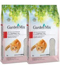 Garden Mix Parfümsüz Topaklanan İnce Taneli Bentonit Kedi Kumu 2x10 lt