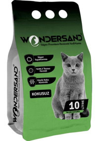 Wondersand Kokusuz Topaklanan İnce Taneli Bentonit Kedi Kumu 10 lt