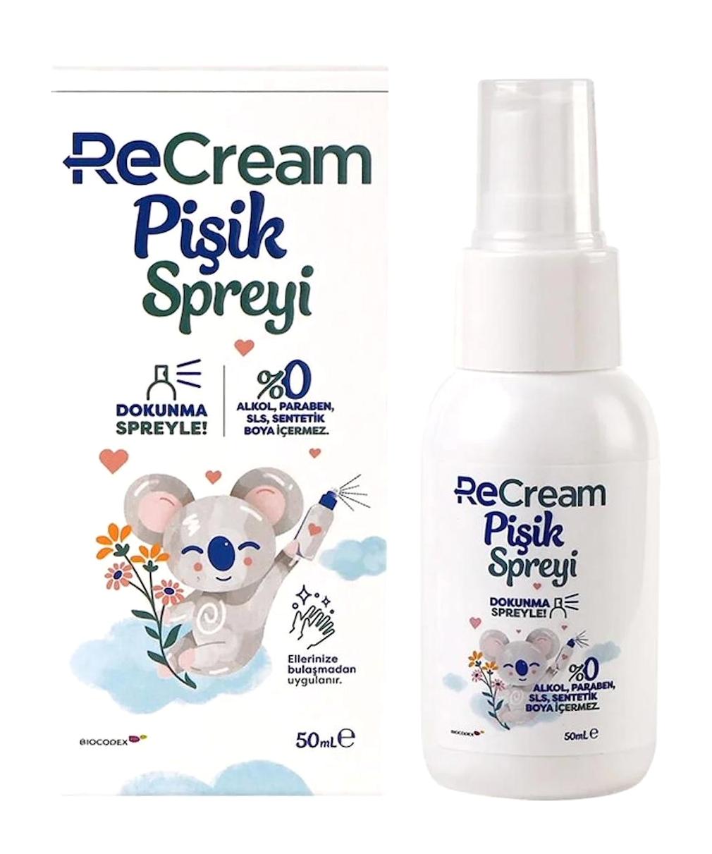 Recream Vitaminli Parfümsüz Parabensiz Pişik Kremi