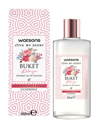 Watsons Buket Çiçeği Cam Şişe Kolonya 250 ml