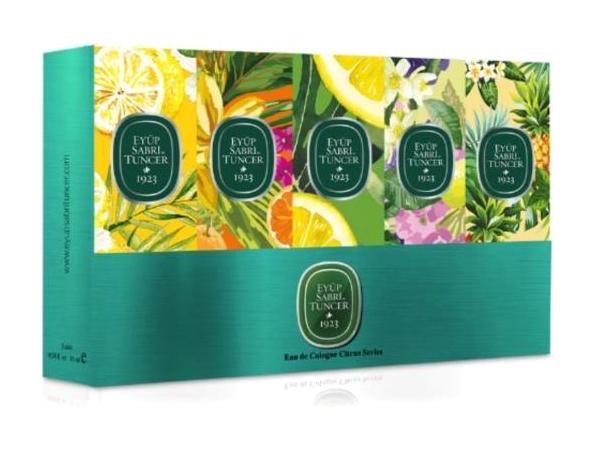 Eyüp Sabri Tuncer Citrus Serisi Ananas-Limon-Portakal Cam Şişe Kolonya 5x16 ml
