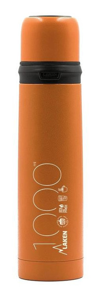 Laken Lk180010O Çelik 1 lt Outdoor Termos Turuncu