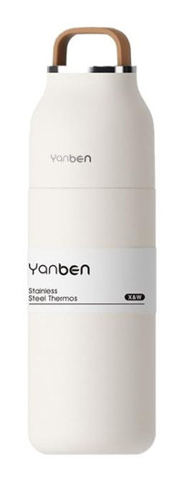 Yystore Paslanmaz Çelik 0.5 lt Outdoor Termos Beyaz