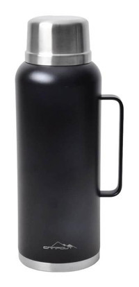Campout Çift Katmanlı Paslanmaz Çelik 2.6 lt Outdoor Termos Siyah
