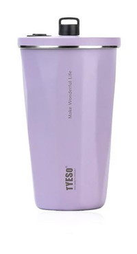 Tyeso Crush Tumbler Paslanmaz Çelik 600 ml Outdoor Termos Mor