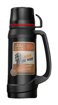Hyt Vacuum Paslanmaz Çelik 2 lt Outdoor Termos Siyah