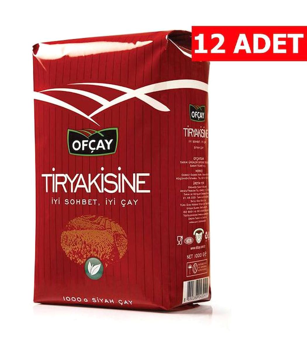 Ofçay Tiryakisine Siyah Çay Dökme Çay 12x1 kg
