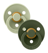 Bibs Colour 0-6 Ay Delikli Kauçuk Emzik Yeşil