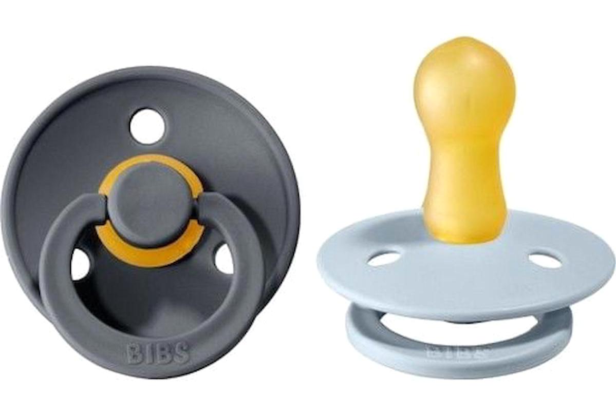 Bibs Colour 0-6 Ay Delikli Kauçuk Emzik Mavi-Koyu Mavi