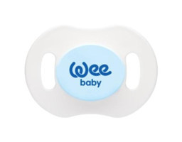 Wee Baby 0-6 Ay Delikli Silikon Emzik Mavi