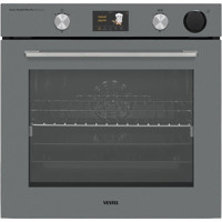 Vestel AF-97109 G 78 lt Buharlı Analog Ankastre Fırın Gri