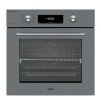 Vestel AF-861052 G 69 lt Buharlı Analog Ankastre Fırın Gri