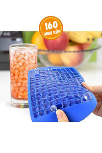 Wappa Kare Şekilli Silikon Mini Renkli Buz Kalıbı