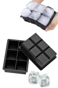 Kaşbaşı Home Kare Şekilli Silikon Renkli Buz Kalıbı