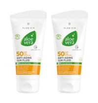 Lr Av Anti-Aging 50 Faktör İçin Nemlendirici Suya Dayanıklı Yüz ve Vücut Güneş Losyonu 2x50 ml