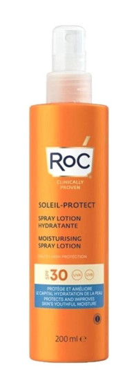 Roc 30 Faktör Tüm Ciltler İçin Nemlendirici Suya Dayanıklı Yüz ve Vücut Güneş Kremi 200 ml