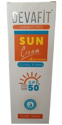 Aktar Store Store Devafit 50 Faktör Tüm Ciltler İçin Nemlendirici Suya Dayanıklı Yüz Güneş Kremi 100 ml