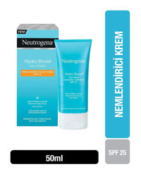 Neutrogena Hydro Boost City Shield 25 Faktör Tüm Ciltler İçin Nemlendirici Suya Dayanıklı Yüz Güneş Kremi 50 ml