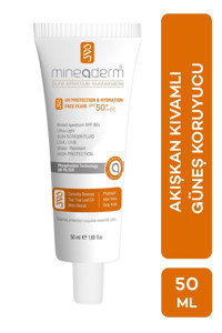 Mineaderm 50 Faktör İçin Nemlendirici Suya Dayanıklı Yüz ve Vücut Güneş Kremi 50 ml