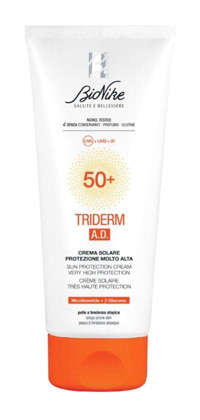 Bionike Triderm A.D. 50 Faktör Tüm Ciltler İçin Nemlendirici Suya Dayanıklı Yüz ve Vücut Güneş Kremi 200 ml