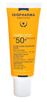 Isıspharma Uveblock Dry Touch 50 Faktör Tüm Ciltler İçin Nemlendirici Suya Dayanıklı Yüz Güneş Kremi 40 ml