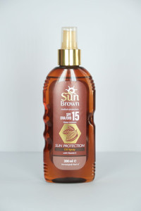 Sun Brown 15 Faktör Tüm Ciltler İçin Nemlendirici Suya Dayanıklı Yüz ve Vücut Güneş Kremi 200 ml