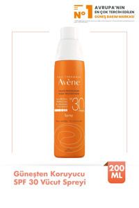 Avene 30 Faktör İçin Nemlendirici Yağsız Suya Dayanıklı Yüz ve Vücut Güneş Kremi 200 ml