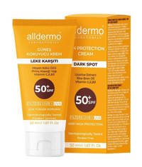 Alldermo 50 Faktör İçin Nemlendirici Suya Dayanıklı Yüz ve Vücut Güneş Kremi 50 ml