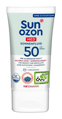 Sun Ozon 50 Faktör Tüm Ciltler İçin Nemlendirici Suya Dayanıklı Yüz Güneş Kremi 50 ml