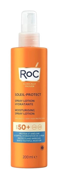 Roc 50 Faktör İçin Nemlendirici Suya Dayanıklı Yüz ve Vücut Güneş Kremi 200 ml