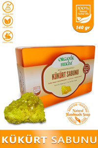Organik Hekim Sivilce Karşıtı Organik Kükürtlü Sabun 140 gr