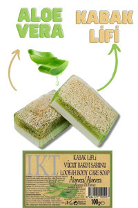 Ikt Doğal Kabak Lifli Aloe Vera Sabun 100 gr