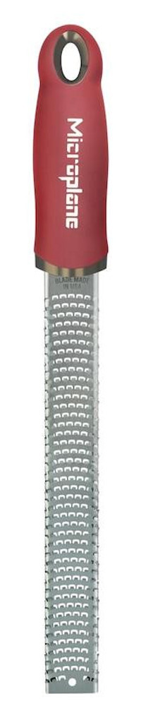 Microplane Premium Classic Zester Paslanmaz Çelik Rende Nar Kırmızısı