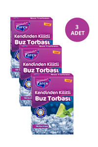 Parex Kare Mini Şeffaf Buz Kalıbı
