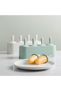 Avatto Silindir Şekilli Plastik Kapaklı Renkli Buz Kalıbı