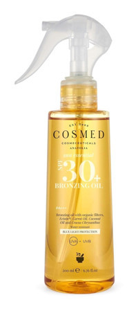Cosmed Sun Essential Havuç - Hindistan Cevizi Hızlı 30 Faktör Vücut İçin Bronzlaştırıcı Yağ 200 ml