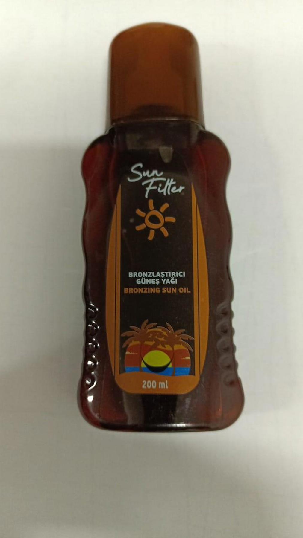 Sun Filter Bronzlaştırıcı Yağ 200 ml
