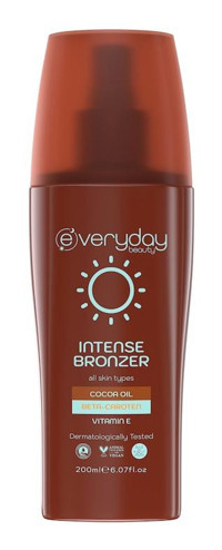 Everyday Beauty Kakao - Karoten Yoğun Vücut İçin Bronzlaştırıcı Yağ 200 ml