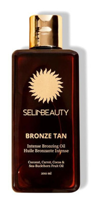 Selin Beauty Bronzlaştırıcı Yağ 200 ml