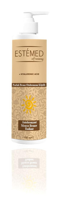 Estemed Self Tanning Simli Yoğun Vücut İçin Güneşsiz Bronzlaştırıcı Köpük 150 ml