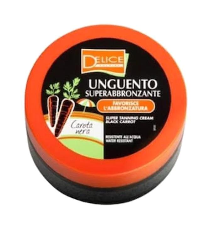 Delice Siyah Havuç Simli Yoğun Vücut İçin Bronzlaştırıcı Krem 150 ml