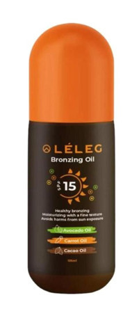 Leleg Avokado - Hindistan Cevizi - Kakao Yoğun 15 Faktör Vücut İçin Bronzlaştırıcı Yağ 15 ml