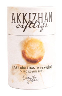Akkızhan Çiftliği Taze Kirli Hanım Peyniri 220 gr