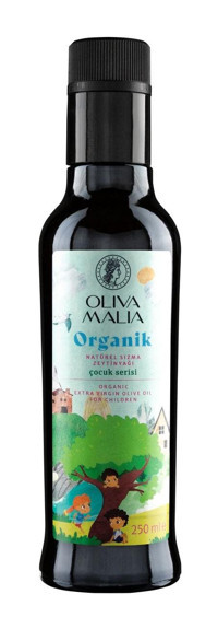 Oliva Malia Organik Soğuk Sıkım Organik Polifenollü Cam Sızma Zeytinyağı 250 ml