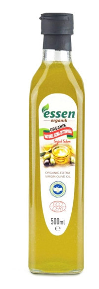 Essen Naturel Soğuk Sıkım Organik Cam Sızma Zeytinyağı 500 ml
