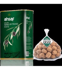 Ahsaf Naturel Soğuk Sıkım Polifenolsüz Teneke Sızma Zeytinyağı 1 lt