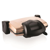 Schafer Grill Chef 6 Dilim Granit Çıkartılabilir Plaka Rose Gold Izgara Tost Makinesi