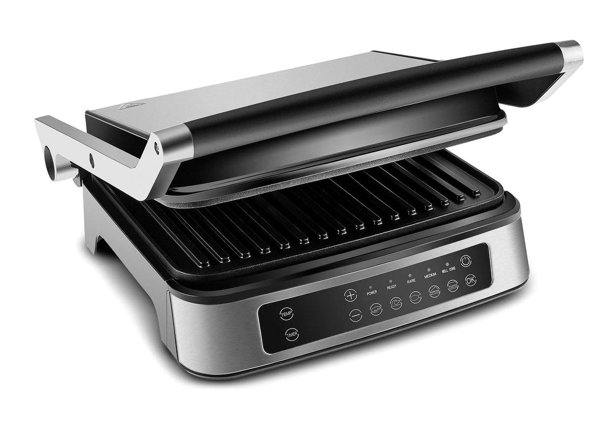 Karaca Perfect Grill 6 Dilim Döküm Çıkartılabilir Plaka Siyah Izgara Tost Makinesi